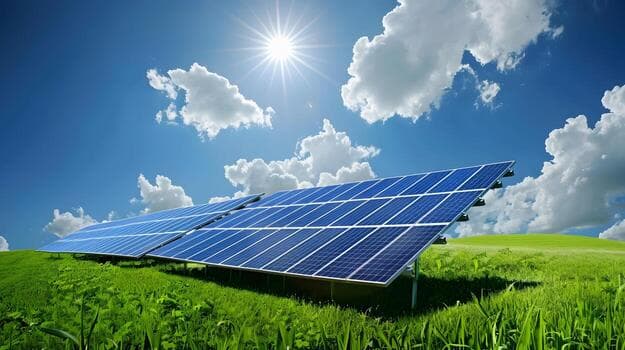 Solar farm array